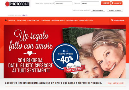 Stampa le tue foto on line con Photopoint